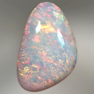 SOLID SEMI BLACK OPAL Bright orange  and green colours 